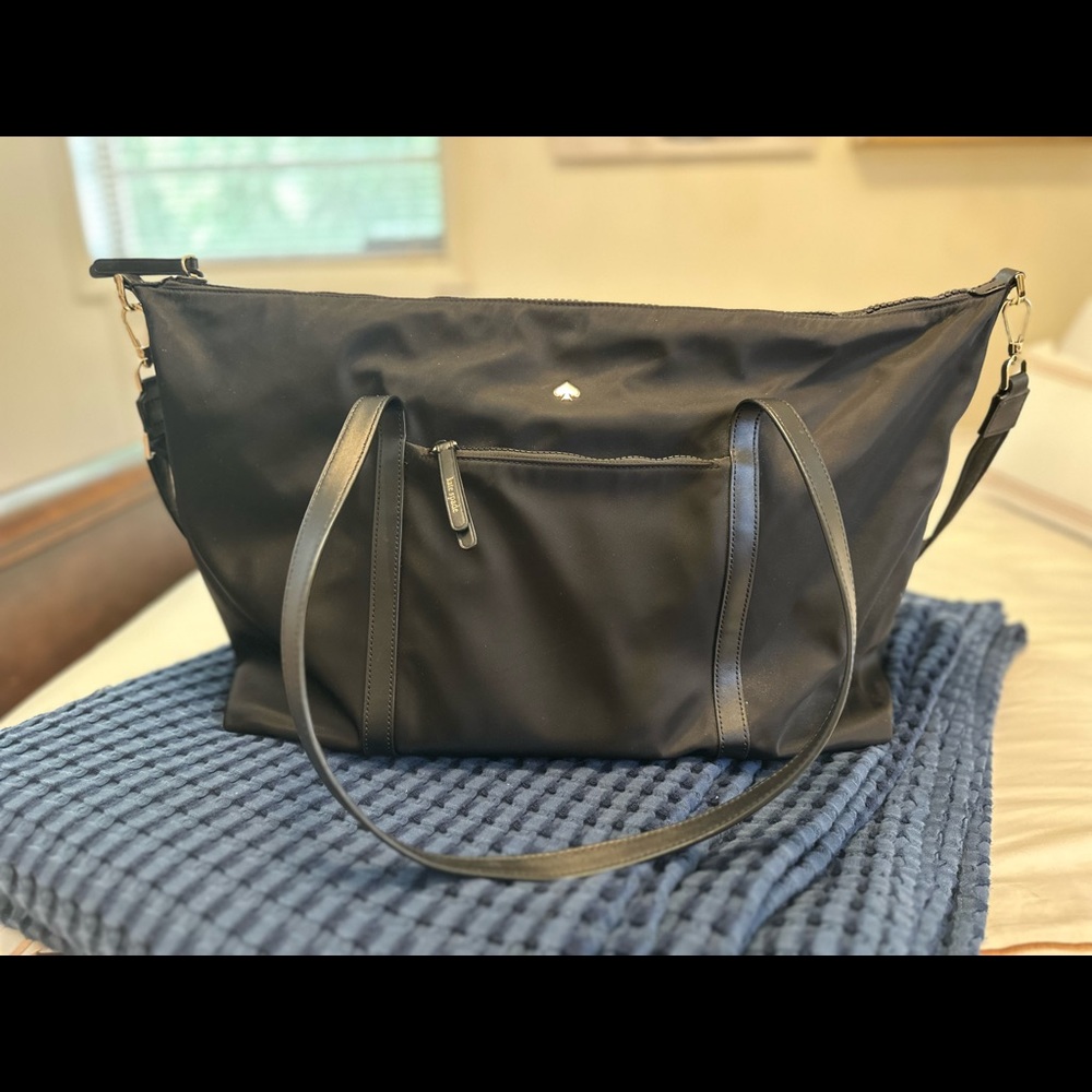 Kate Spade Tote/Diaper Bag/Overnighter-black